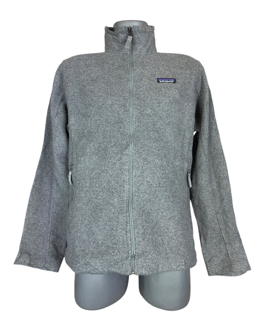 Patagonia Fleece Jacke grau Größe M