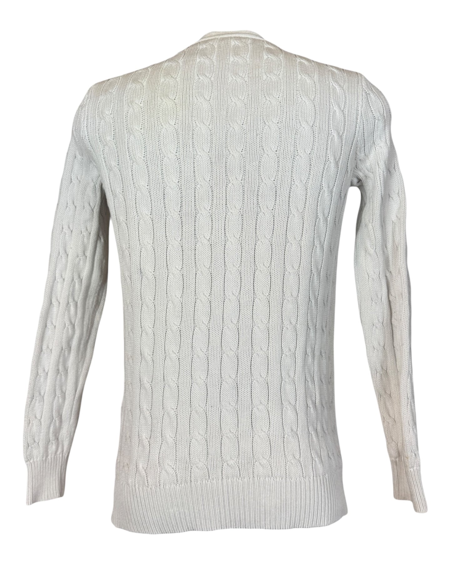 Polo Ralph Lauren Zopfmuster Cardigan creme Größe M