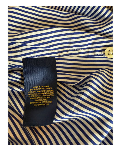 Polo Ralph Lauren Bluse blau weiß gestreift Größe S
