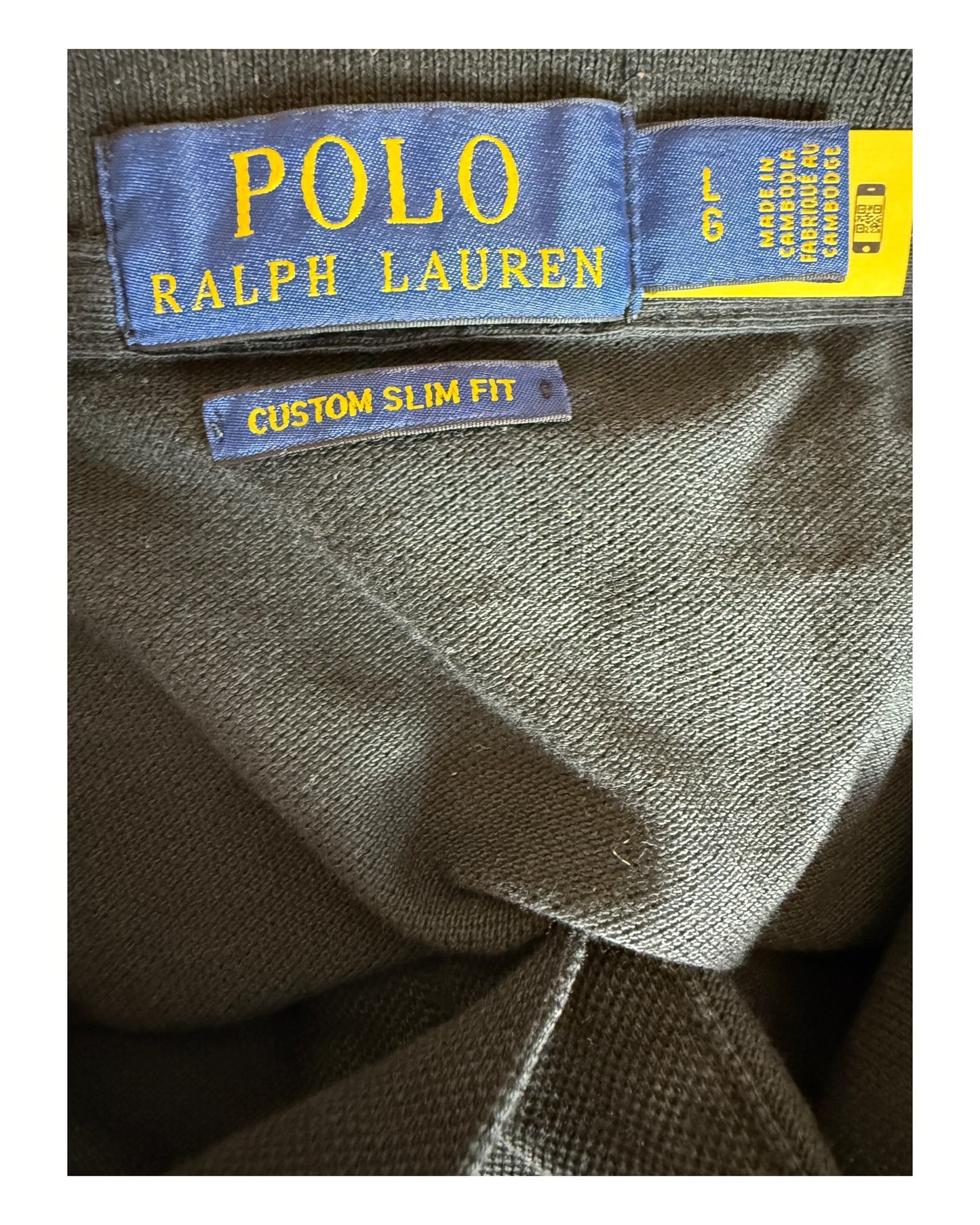 Polo Ralph Lauren Poloshirt schwarz Größe L