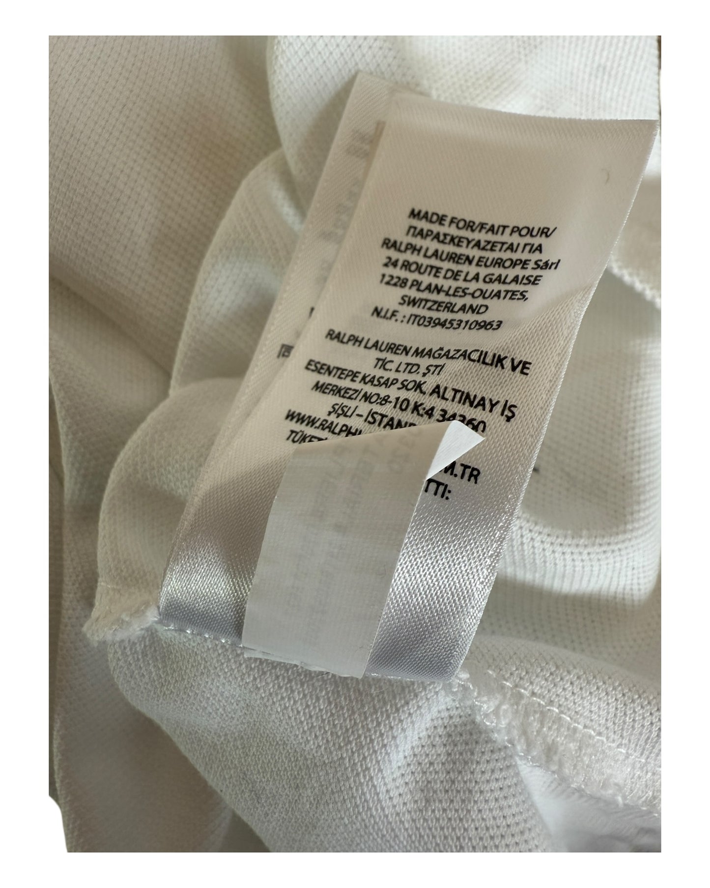 Polo Ralph Lauren Poloshirt weiß Größe S