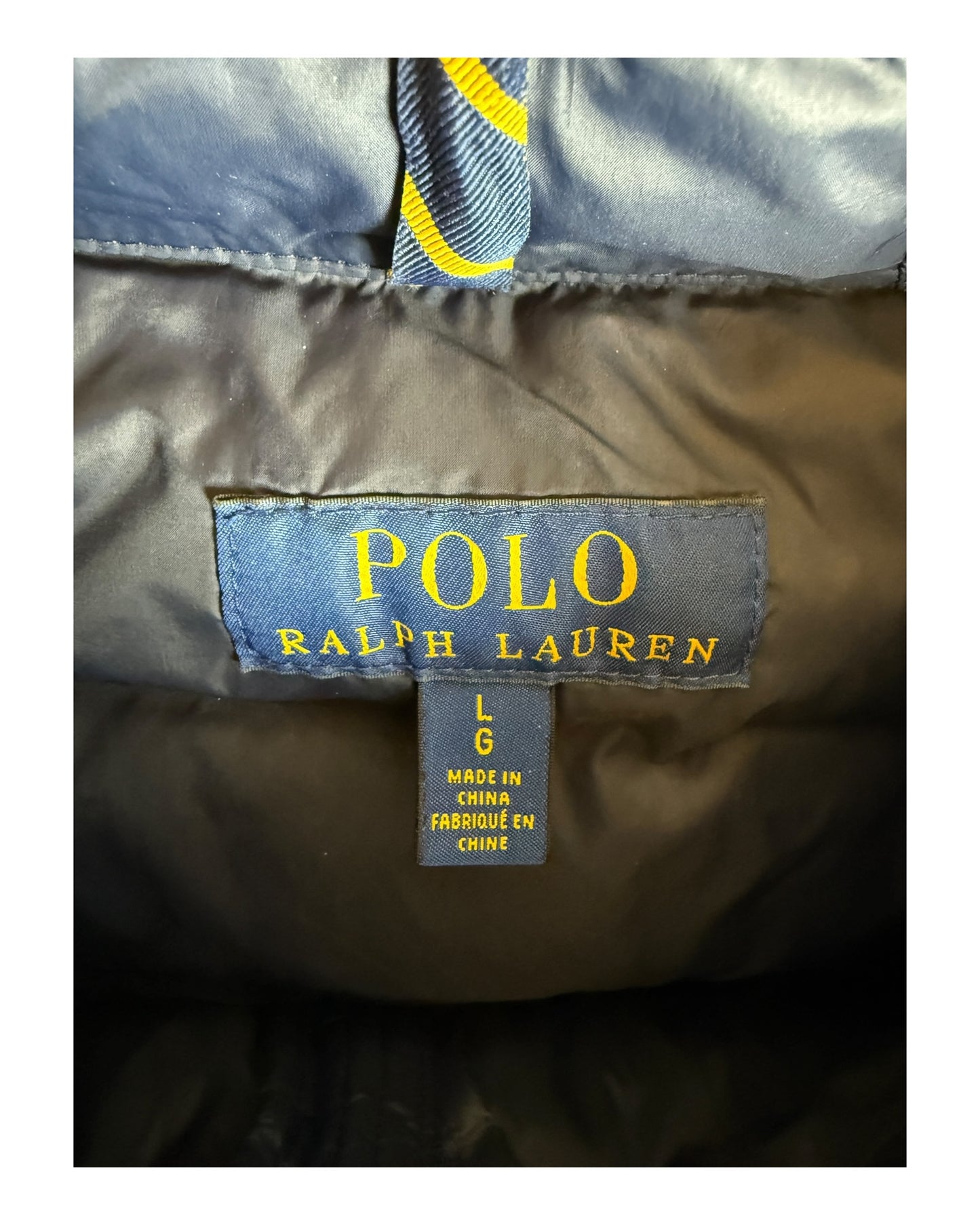 Polo Ralph Lauren Daunenweste marineblau Größe L