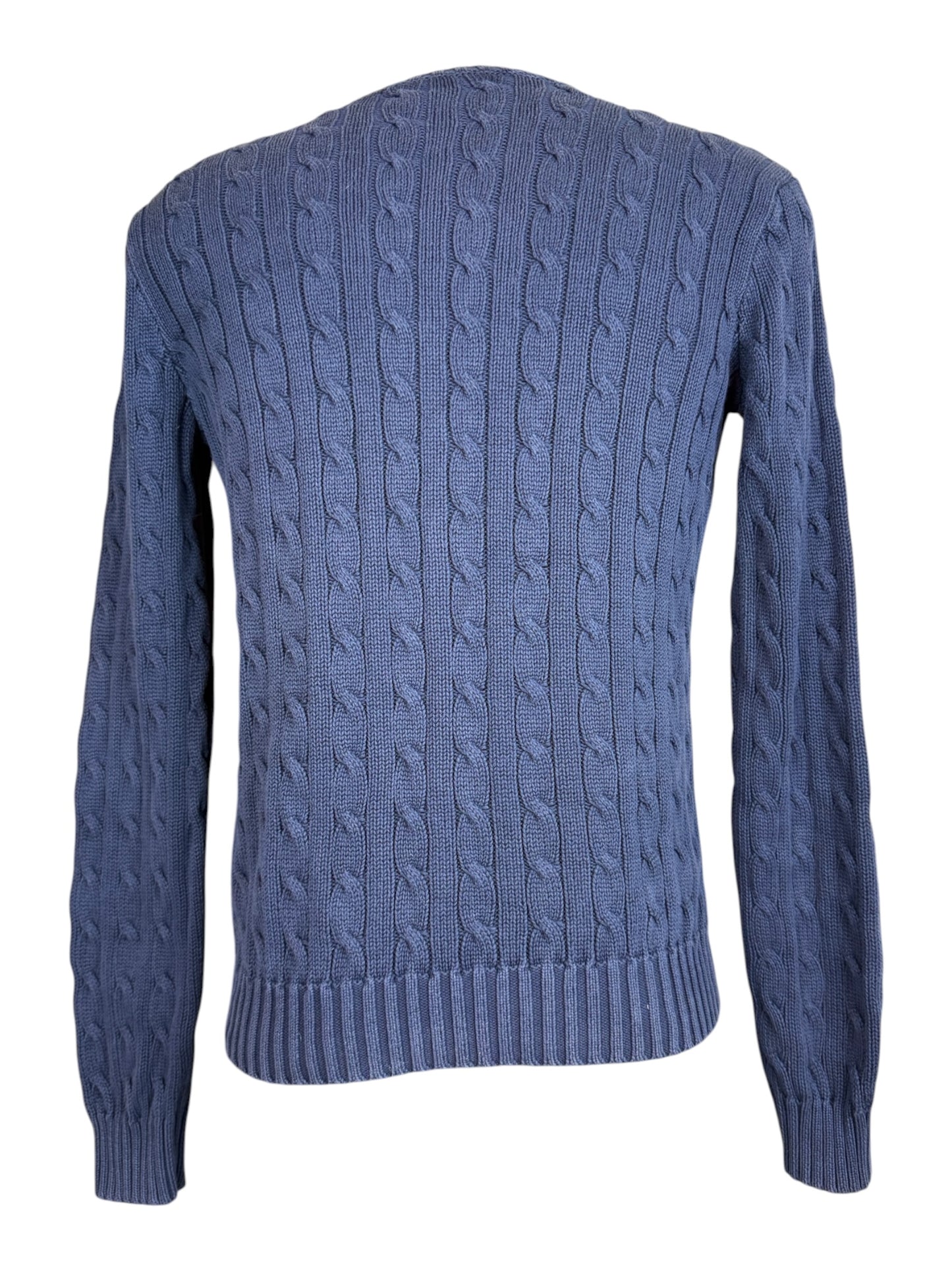 Polo Ralph Lauren Zopfmuster Pullover marineblau Größe M