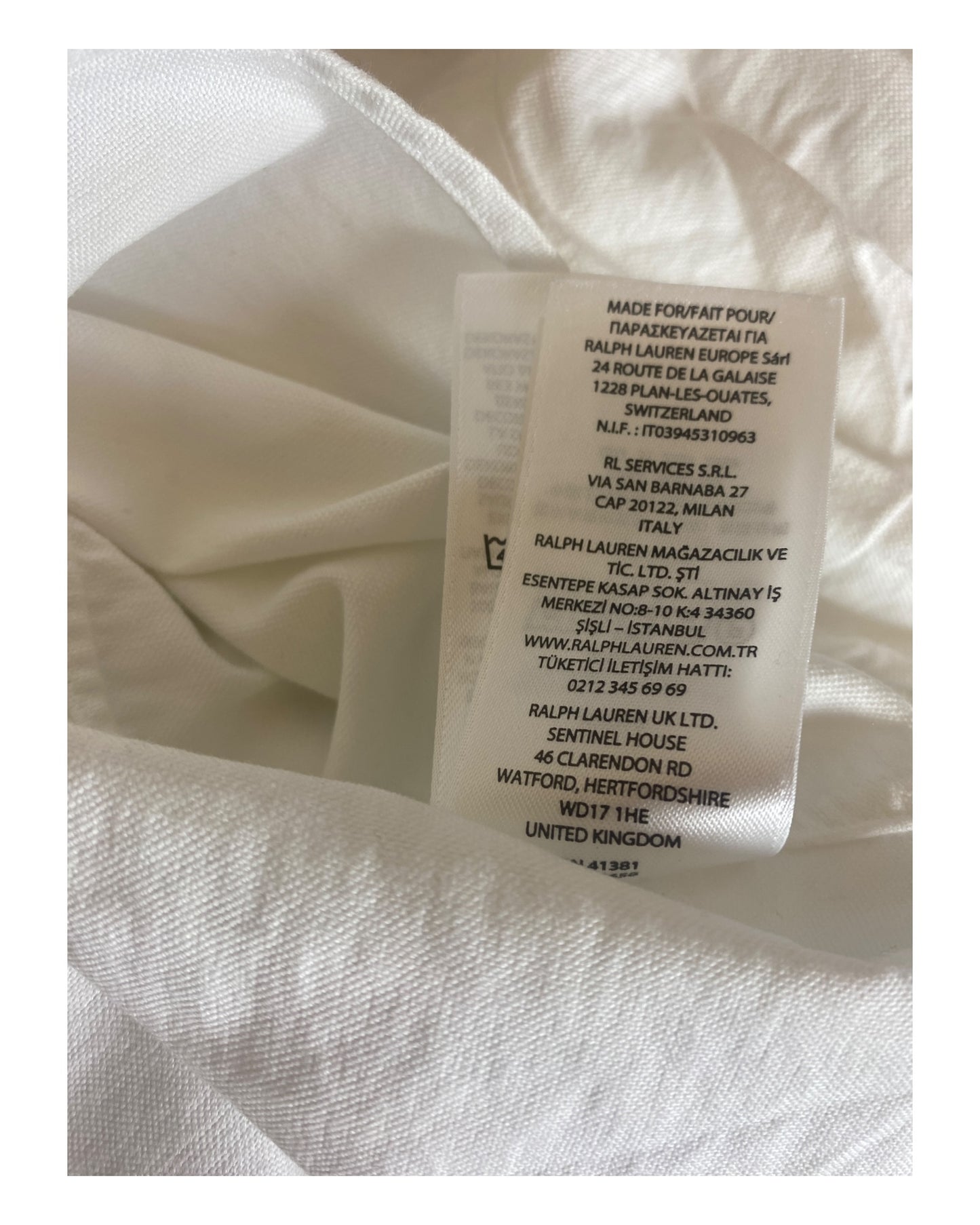 Polo Ralph Lauren Oxfordhemd weiß Größe M